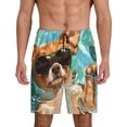 thumbnail image 1 of Fotbe Funny Swimming Chihuahua Pajama Shorts for Men, Men's Pajama Bottoms, Sleepwear,Short Pajama Pants-4X-Large, 1 of 9