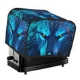 thumbnail image 1 of Fotbe Futuristic Blue Light Wolf for Four Slice Toaster Cover, Fingerprint Protector, Super Soft Appliance Cover And Dust Cover,Bread Dust Cover & Fingerprint Protection, 1 of 7