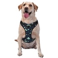 thumbnail image 1 of Fotbe Galaxy With Ufo Pattern Dog Harness, No-Pull Pet Harness with 2 Leash Clips, Adjustable Soft Padded Dog Vest with Easy Control Handle for Large Dogs-Small, 1 of 6