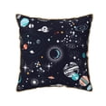 thumbnail image 1 of Fotbe Galaxy2 Pattern Velvet Decorative Throw Pillow Covers with Elegant Piping, Soft Plush Cushion Cover for Sofa, Bed, Car, Office-16"x16", 1 of 8