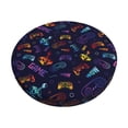 thumbnail image 1 of Fotbe Games Stool Covers Round,Waterproof Round Bar Stool Covers Bar Chair Covers Washable Stool Cushion Slipcover for 12-14 Inch Chair-12 inch, 1 of 7