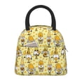 thumbnail image 1 of Fotbe Garden Honeybee Gnomes Pattern Lunch Bag, Insulated Lunch Box, Small Leakproof Cooler Food Lunch Containers Reusable High Capacity Lunch Tote Bags for Work, Travel, Outdoor, 1 of 1