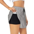 thumbnail image 1 of Fotbe Gary Womens High Waist Running Shorts Athletic Workout Quick Dry Shorts for Women with Pockets Gym Yoga Summer Shorts-Small, 1 of 9