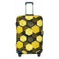 thumbnail image 1 of Fotbe Geometric Pattern with Bee Luggage Cover Protector,Suitcase Protector,Scratch and Dirt Resistant,Fits 18-32 Inch Luggage-X-Large, 1 of 9