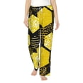 thumbnail image 1 of Fotbe Geometric Pattern with Bee Women's Pajama Pants,Sleepwear Pants,Pj Bottoms Drawstring And Pockets-Small, 1 of 9