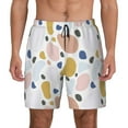 thumbnail image 1 of Fotbe Geometric Spots Men’s Swim Trunks Quick Dry Swim Shorts Board Shorts with Mesh Lining-XX-Large, 1 of 9