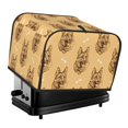 thumbnail image 1 of Fotbe German Shepherd Dog for Four Slice Toaster Cover, Fingerprint Protector, Super Soft Appliance Cover And Dust Cover,Bread Dust Cover & Fingerprint Protection, 1 of 7