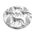 thumbnail image 1 of Fotbe German Shepherd Dog Stool Covers Round,Waterproof Round Bar Stool Covers Bar Chair Covers Washable Stool Cushion Slipcover for 12-14 Inch Chair-14 inch, 1 of 7