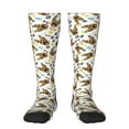 thumbnail image 1 of Fotbe German Shepherd Dog print Women's Men's Novelty Crew Socks Cotton Socks Knee High Socks for Walking,Running,Nurses,Pregnancy, 1 of 9