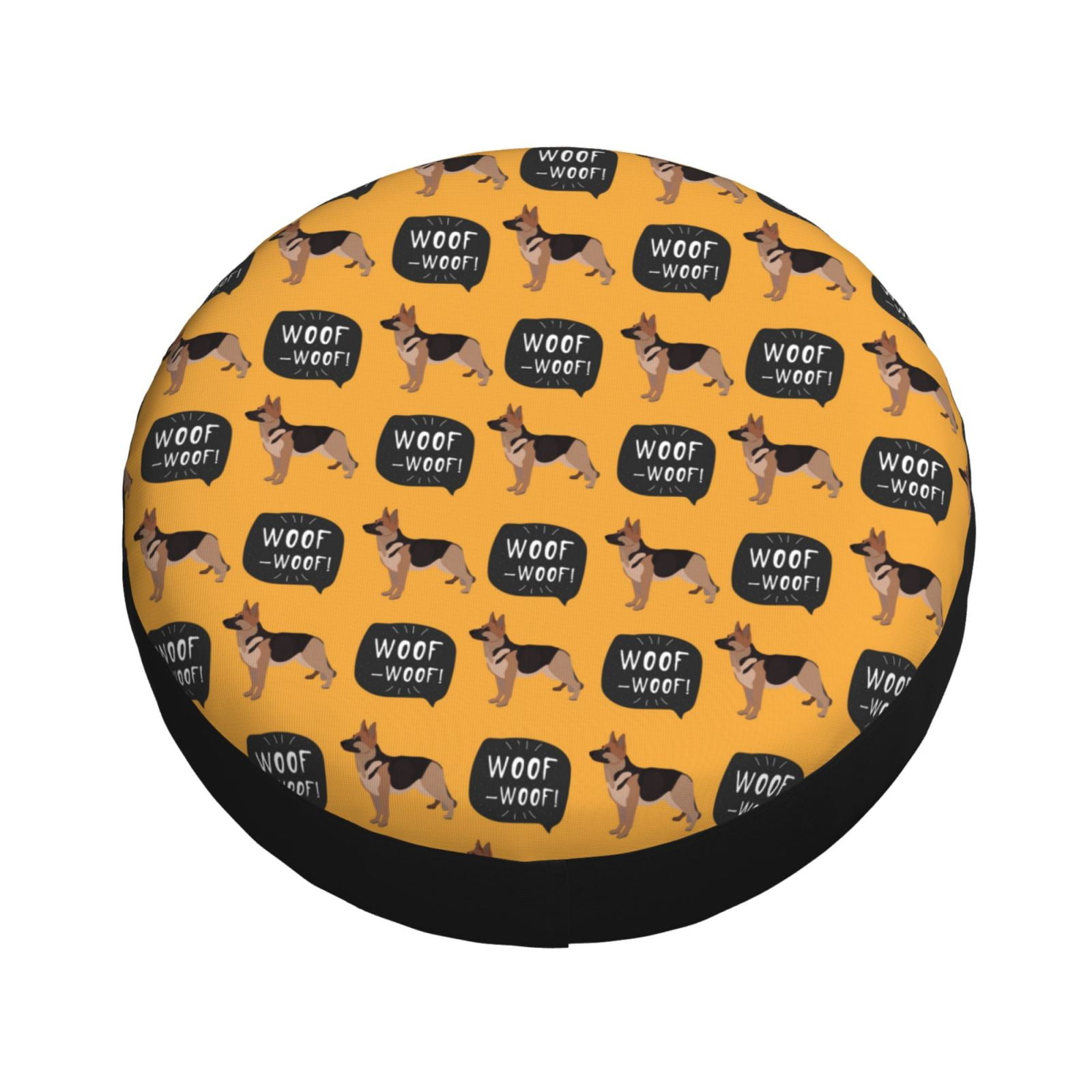 Fotbe German Shepherd Woof Spare Tire Cover Thickening Universal Fit