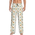 thumbnail image 1 of Fotbe Giraffe And Elephant Men's Pajama Pants,Sleepwear Pants,Pj Bottoms Drawstring And Pockets-X-Large, 1 of 7