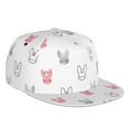 thumbnail image 1 of Fotbe Girl Rabbit Flat Bill Visor Cap Classic Snapback Hat Polyester Foam Trucker Hat Trucker Cap Adjustable Baseball Cap, 1 of 9