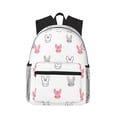thumbnail image 1 of Fotbe Girl Rabbit Lightweight Casual Laptop Backpack for Men and Women, Daily use Waterproof backpack, Backpack for College, 1 of 8