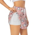 thumbnail image 1 of Fotbe Girl Rabbit Womens High Waist Running Shorts Athletic Workout Quick Dry Shorts for Women with Pockets Gym Yoga Summer Shorts-Large, 1 of 9