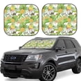 thumbnail image 1 of Fotbe Gnome and Pineapple 2-Piece Car Windshield Sun Shade | Sun Blocker for Car Windshield | Foldable Automotive Interior Accessories for Sun Protection-Large, 1 of 7