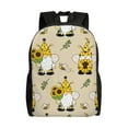 thumbnail image 1 of Fotbe Gnomes Bees And Sunflowers Travel Laptop Backpack, Business Slim Sturdy Laptops Backpack, Water Resistant College School Computer Bag Gift for Men & Women Fits 15.6 Inch Notebook, 1 of 8
