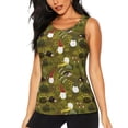 thumbnail image 1 of Fotbe Gnomes Playing in the Garden Womens Loose Fit Casual Flowy Slim-Fit Tank Tops Athletic Round Neck Trendy Sleeveless Summer Tops for Gym and Yoga-XX-Large, 1 of 7