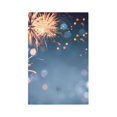 thumbnail image 1 of Fotbe Gold And Blue Fireworks Print Duplex Receptacle Wall Plate, 1-Gang 5.0" x3.0" Wall Outlet Covers, Dual Outlet Faceplates Covers, Color-matched Screws Included-Style V, 1 of 6