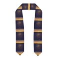 thumbnail image 1 of Fotbe Gold Black Glitter Printed Class of 2024 Graduation Stole, 1 of 7