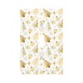 thumbnail image 1 of Fotbe Gold Christmas Tree Print Duplex Receptacle Wall Plate, 1-Gang 5.0" x3.0" Wall Outlet Covers, Dual Outlet Faceplates Covers, Color-matched Screws Included-Style T, 1 of 6