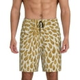 thumbnail image 1 of Fotbe Gold Drops Pajama Shorts for Men, Men's Pajama Bottoms, Sleepwear,Short Pajama Pants-XX-Large, 1 of 9