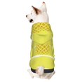 thumbnail image 1 of Fotbe Gold Pineapple Print Small Dog Sweater Hoodies Pet Grey Hooded Soft Fleece Sweatshirts with Pocket Fall Winter Puppy Cat Sweaters Warm Clothes-Small, 1 of 7