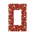 thumbnail image 1 of Fotbe Golden Squirrels Holiday Print Duplex Receptacle Wall Plate, 1-Gang 5.0" x3.0" Wall Outlet Covers, Dual Outlet Faceplates Covers, Color-matched Screws Included-Style U, 1 of 6