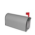 thumbnail image 1 of Fotbe Gray Plaid Mailbox Covers Post Letter Box Cover Garden Decor Standard Size-25.5x21 in, 1 of 9