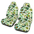 thumbnail image 1 of Fotbe Green Avocado (2) Pattern Automotive Seat Covers for Cars Trucks and SUVs – Car Seat Covers for Front Seats,Protective Seat Covers,Vehicle Seat Covers, Set of 2, 1 of 9