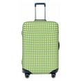 thumbnail image 1 of Fotbe Green Gingham Luggage Cover Protector,Suitcase Protector,Scratch and Dirt Resistant,Fits 18-32 Inch Luggage-Small, 1 of 9