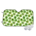 thumbnail image 1 of Fotbe Green Kiwi Car Windshield Sunshade | Sun Visor Protector Front Window Shade, Keeps Out UV Rays, Keeps Your Vehicle Cool-Small, 1 of 7