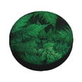 thumbnail image 1 of Fotbe Green Leave Fern Spare Tire Cover Thickening Universal Fit for Jeep, Trailer, RV, SUV, Truck, Tough Tire Wheel Soft Cover-16 inch, 1 of 9