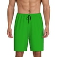 thumbnail image 1 of Fotbe Green Pajama Shorts for Men, Men's Pajama Bottoms, Sleepwear,Short Pajama Pants-Medium, 1 of 9
