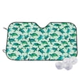 thumbnail image 1 of Fotbe Green Sea Turtle Car Windshield Sunshade | Sun Visor Protector Front Window Shade, Keeps Out UV Rays, Keeps Your Vehicle Cool-Small, 1 of 7
