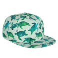 thumbnail image 1 of Fotbe Green Sea Turtle Flat Bill Visor Cap Classic Snapback Hat Polyester Foam Trucker Hat Trucker Cap Adjustable Baseball Cap, 1 of 9