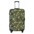 thumbnail image 1 of Fotbe Green Skulls Luggage Cover Protector,Suitcase Protector,Scratch and Dirt Resistant,Fits 18-32 Inch Luggage-X-Large, 1 of 9