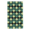 thumbnail image 1 of Fotbe Green Squares Pattern Premium Towels , (27.5x16in) Lightweight and Highly Absorbent Quick Drying Microfiber Towel, Perfect for Daily Use, 1 of 6