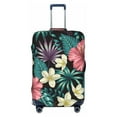 thumbnail image 1 of Fotbe Green Tropical Leaves Luggage Cover Protector,Suitcase Protector,Scratch and Dirt Resistant,Fits 18-32 Inch Luggage-Small, 1 of 9