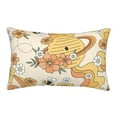thumbnail image 1 of Fotbe Groovy Floral Pillow Cases - Envelope Closure - Luxury, Extra Soft, Cooling Pillow Covers - Wrinkle, Fade, Stain Resistant-20"x30", 1 of 9