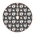 thumbnail image 1 of Fotbe HUSKY Face Pattern Christmas Tree Skirt, Tree Skirts Plush Christmas Decorations, Christmas Tree Skirts Xmas Decorations Holiday Party Decor-30", 1 of 6