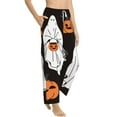 thumbnail image 1 of Fotbe Halloween Ghosts And Pumpkins Women's Pajama Pants,Sleepwear Pants,Pj Bottoms Drawstring And Pockets-Large, 1 of 7