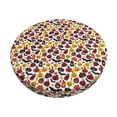 thumbnail image 1 of Fotbe Halloween Pumpkin Stool Covers Round,Waterproof Round Bar Stool Covers Bar Chair Covers Washable Stool Cushion Slipcover for 12-14 Inch Chair-13 inch, 1 of 7