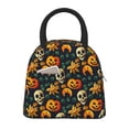 thumbnail image 1 of Fotbe Halloween Skull Pattern Lunch Bag, Insulated Lunch Box, Small Leakproof Cooler Food Lunch Containers Reusable High Capacity Lunch Tote Bags for Work, Travel, Outdoor, 1 of 6