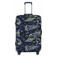 thumbnail image 1 of Fotbe Hand Drawn Rockets Luggage Cover Protector,Suitcase Protector,Scratch and Dirt Resistant,Fits 18-32 Inch Luggage-Large, 1 of 9