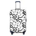 thumbnail image 1 of Fotbe Hand Drawn Snake Luggage Cover Protector,Suitcase Protector,Scratch and Dirt Resistant,Fits 18-32 Inch Luggage-Medium, 1 of 9
