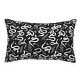 thumbnail image 1 of Fotbe Hand Drawn Snake Pillow Cases - Envelope Closure - Luxury, Extra Soft, Cooling Pillow Covers - Wrinkle, Fade, Stain Resistant-16"x24", 1 of 8