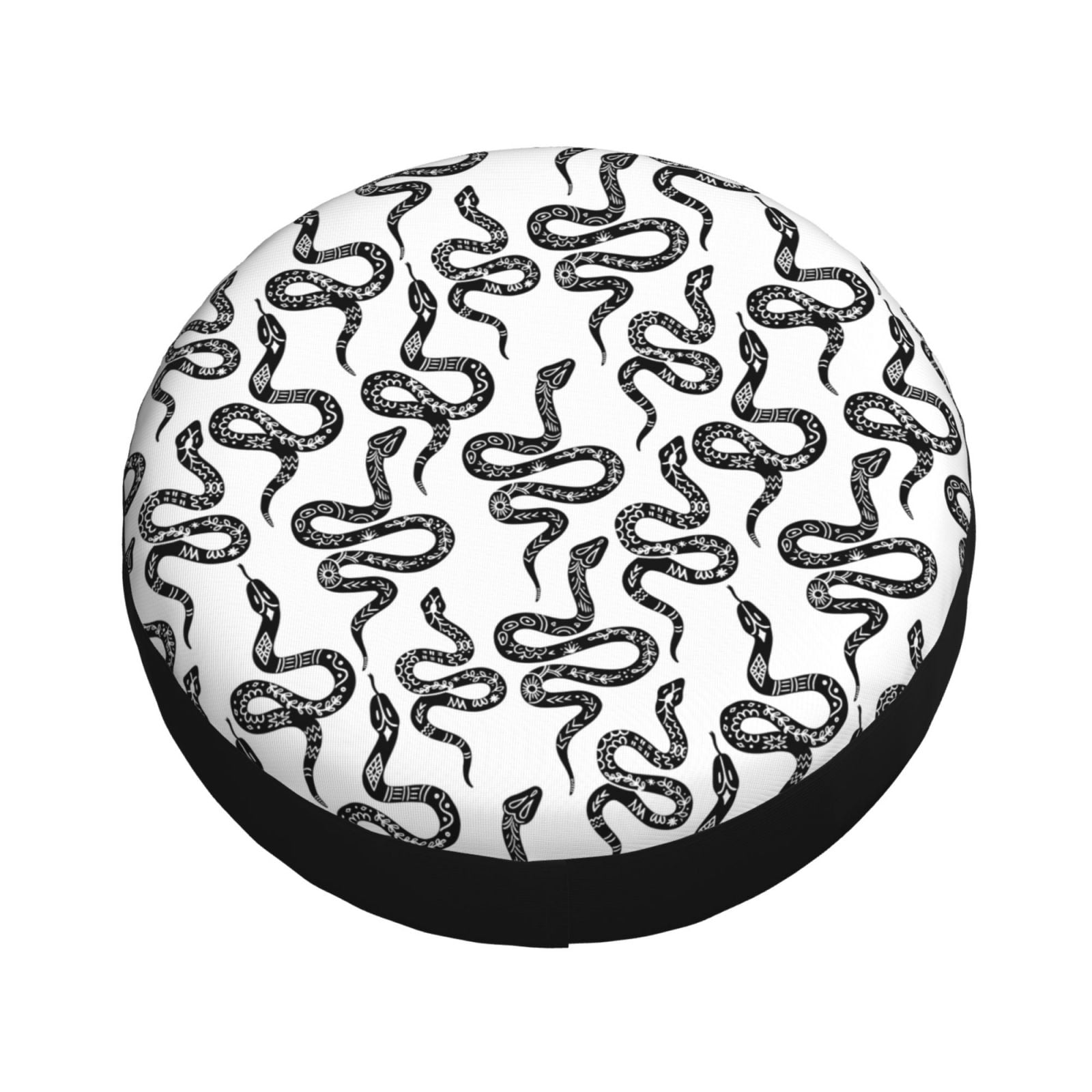 Fotbe Hand Drawn Snake Spare Tire Cover Thickening Universal Fit for