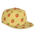 thumbnail image 1 of Fotbe Hand Drawn Strawberry Flat Bill Visor Cap Classic Snapback Hat Polyester Foam Trucker Hat Trucker Cap Adjustable Baseball Cap, 1 of 9