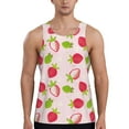 thumbnail image 1 of Fotbe Hand Drawn Strawberry Pattern Men's Quick Dry Workout Tank Top Gym Muscle Tee Fitness Bodybuilding Sleeveless T Shirt Breathable Workout Shirt-Large, 1 of 9