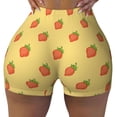 thumbnail image 1 of Fotbe Hand Drawn Strawberry Seamless Shorts, Womens Workout Shorts High Waist Stretch Booty Short for Gym/Yoga/Running/Biking-XX-Large, 1 of 9